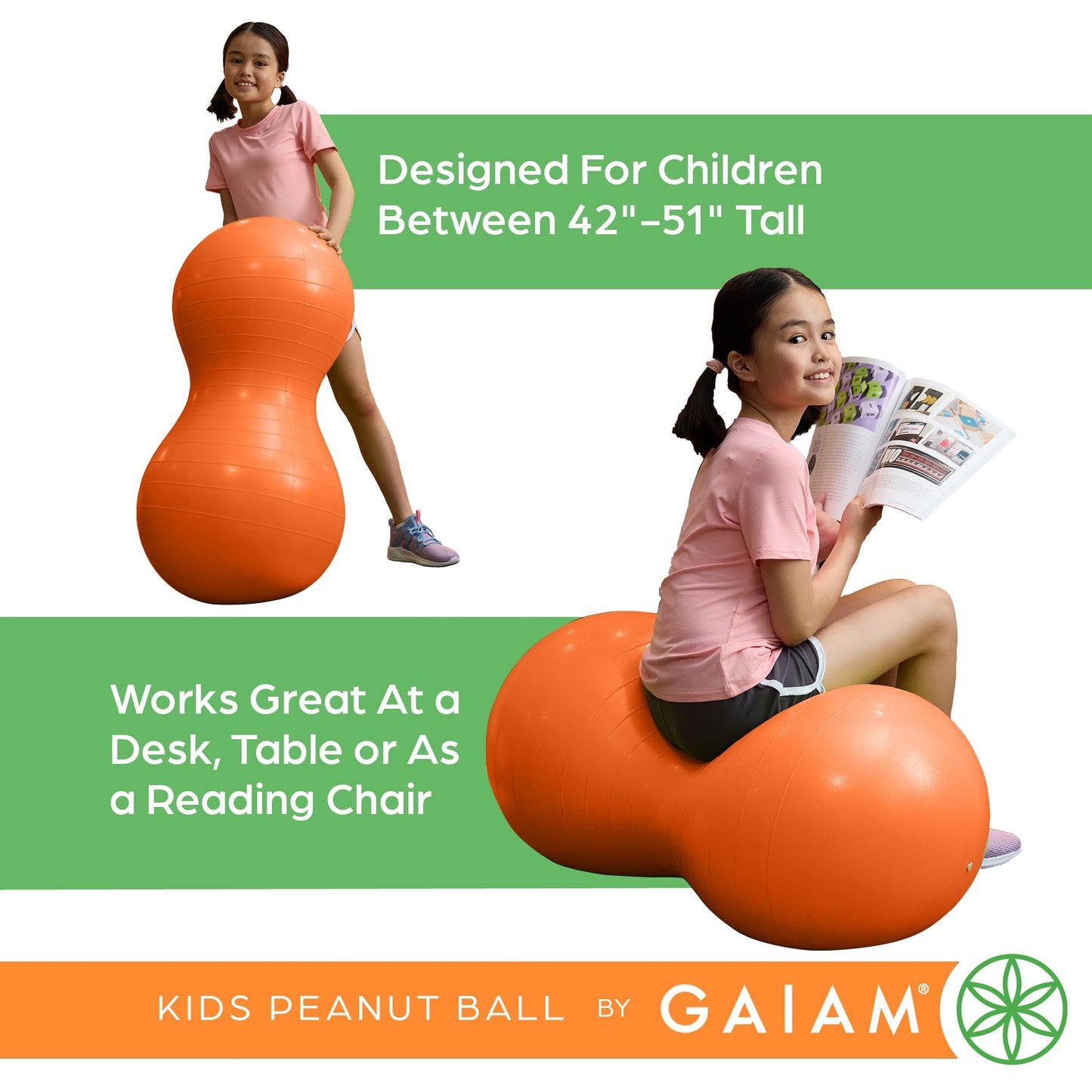 Active Seat Peanut Shaped Bounce Desk Chair, Exercise Yoga Balance Sitting Ball - Our Life in Color: Parenting Beyond The Lines