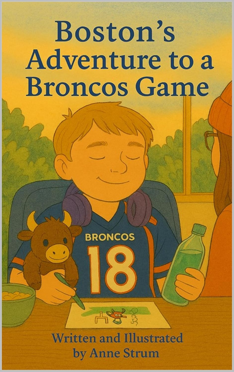 Boston's Adventure to a Broncos Game (Boston, My Beautiful Boy) - Our Life in Color: Parenting Beyond The Lines